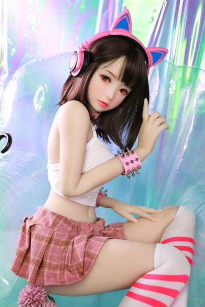 Premium Annette  - Japanese Black Hair Mini Sex Doll - CA Stock